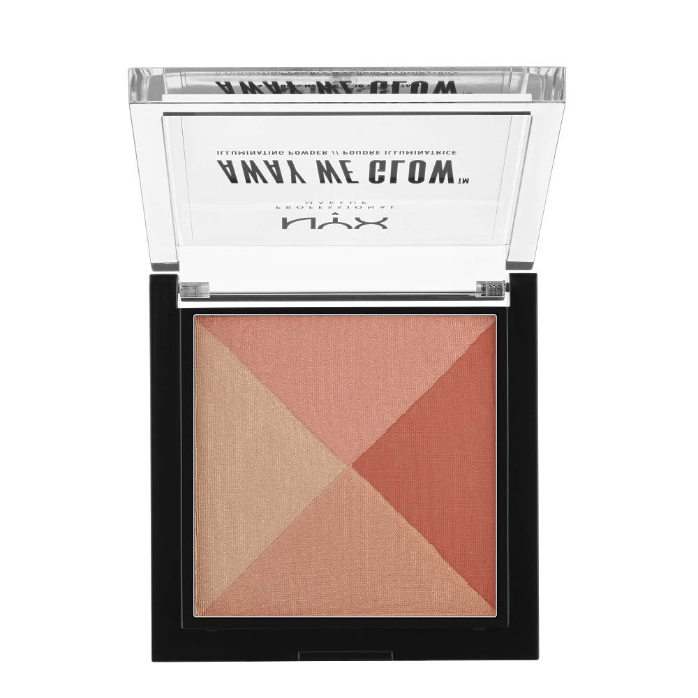 NYX PROFESSIONAL MAKEUP Away We Glow Illuminating Powder, Summer Reflection, 1.2 Ounce