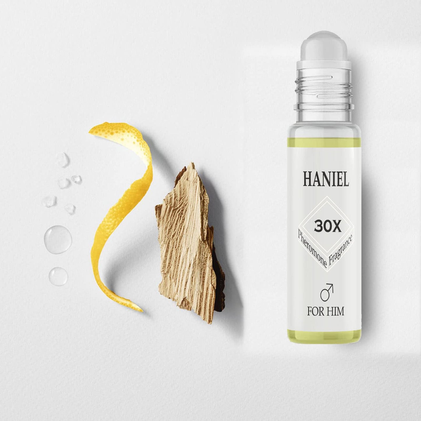 Haniel Mens Cologne Roll on Aromatic Aquatic Perfume For Men Attraction Formula, Her Emotional Loss Cologne for Men