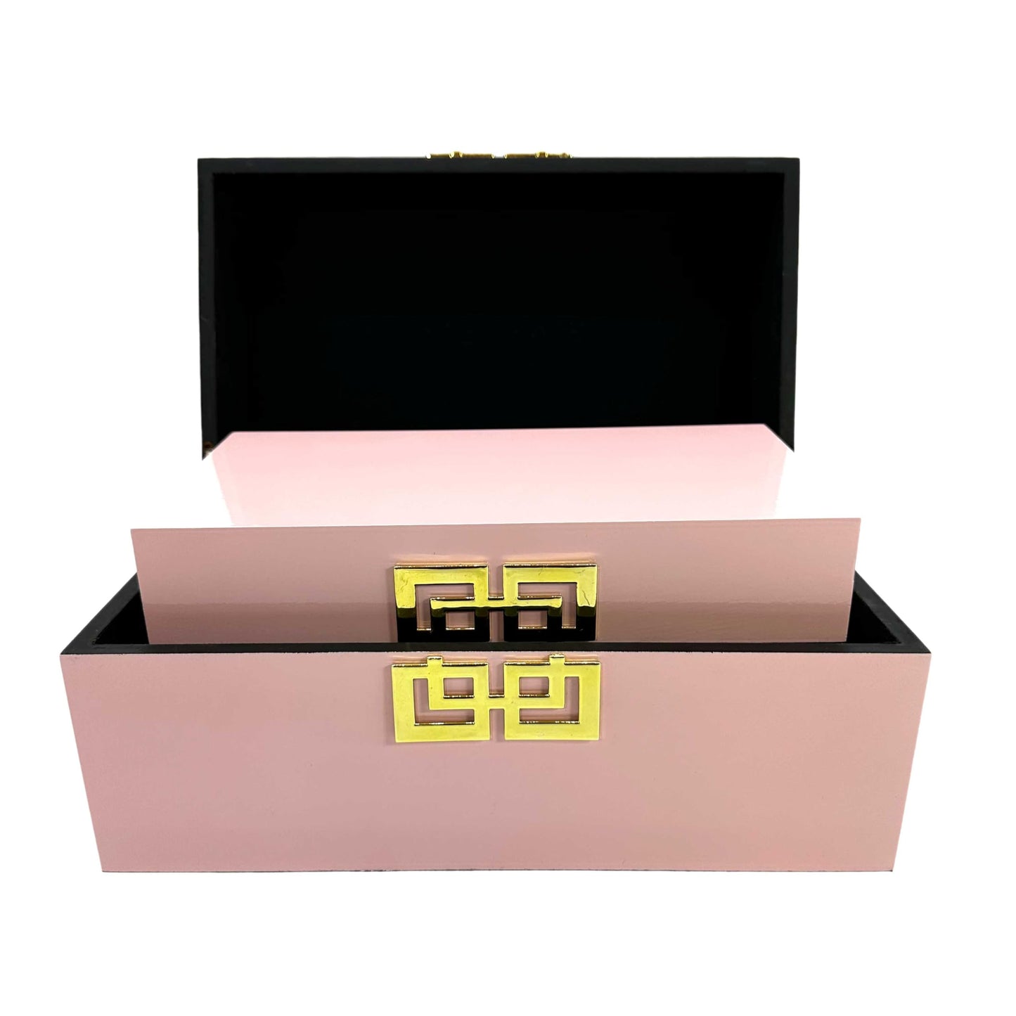 Galt International Storage Box Set Decorative Storage Box w/Hinged Lid Classic Design Wood Decor Boxes with Geometric Clasp Storage for Bedroom…