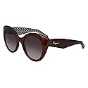 Ferragamo Women's Sf964s 54Mm Sunglasses, Red