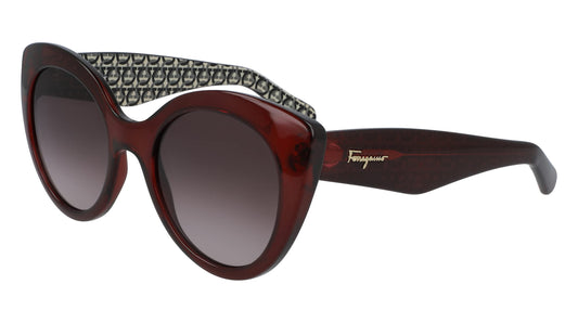 Ferragamo Women's Sf964s 54Mm Sunglasses, Red