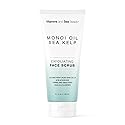 Exfoliating Face Scrub with Monoi Oil & Sea Kelp - Clarifying & Firming Facial Exfoliator with Natural Pumice - Vegan, Paraben-Free, 5.1 fl oz