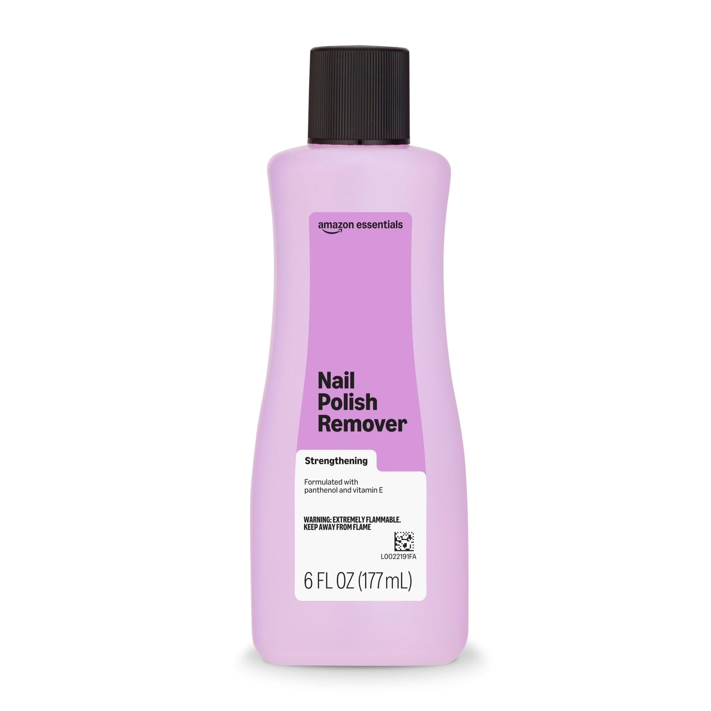 Amazon Essentials Nail Polish Remover, Strengthening, Acetone-Based Formula, Formulated with Panthenol and Vitamin E, 6 Fl Oz Beauty and Personal Care Amazon Essentials Default Title