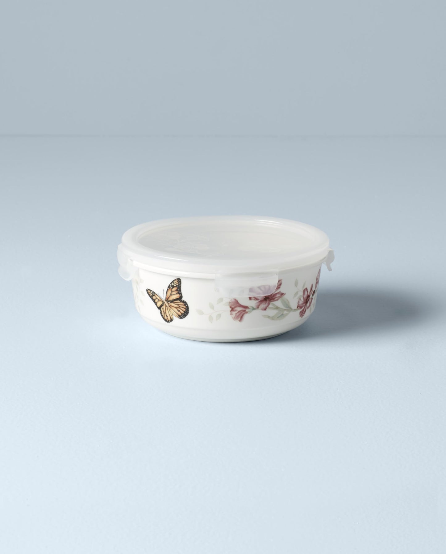 Lenox 824646 Butterfly Meadow Serve & Store Container, Small Container 6.25"D x 2.75"H