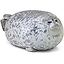 MerryXD Chubby Blob Seal Pillow,Stuffed Cotton Plush Animal Toy Cute Ocean Small(11.8 in)