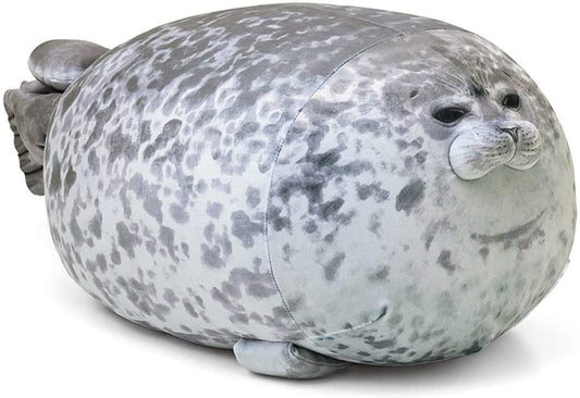 MerryXD Chubby Blob Seal Pillow,Stuffed Cotton Plush Animal Toy Cute Ocean Small(11.8 in)