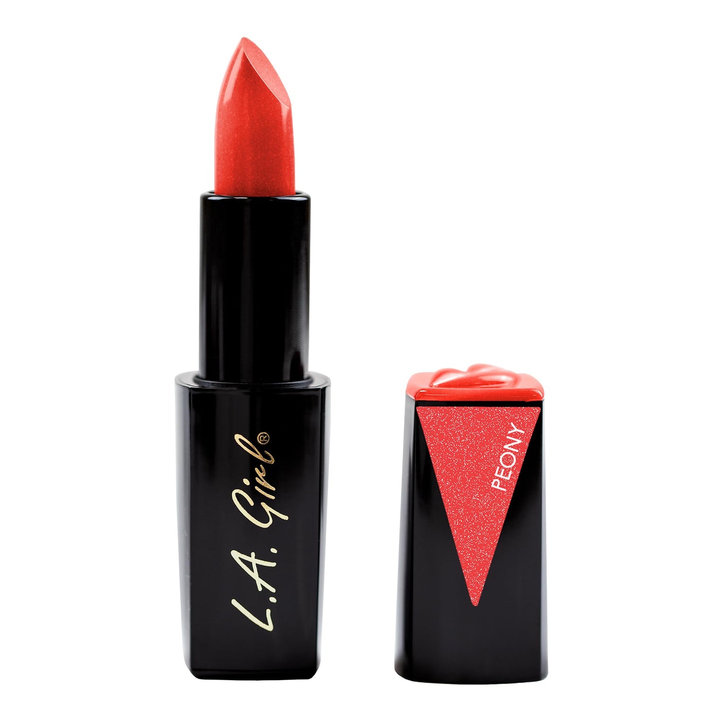 L.A. Girl Lip Attraction Lipstick, Peony GLC596
