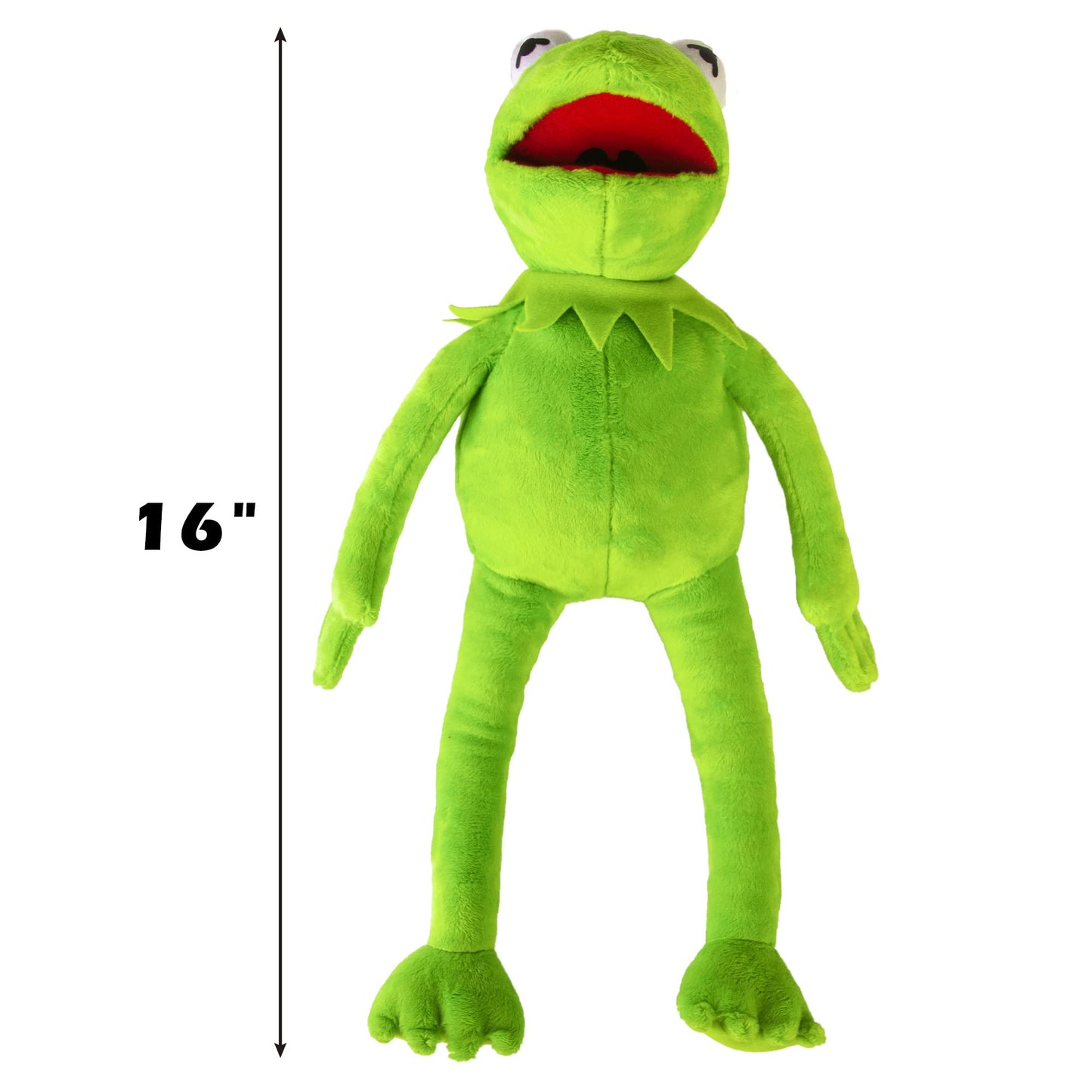 Kermit The Frog Plush, Soft Frog Plush Doll, Halloween Christmas Thanksgiving Gift Ideas for Boys and Girls- 16 Inches