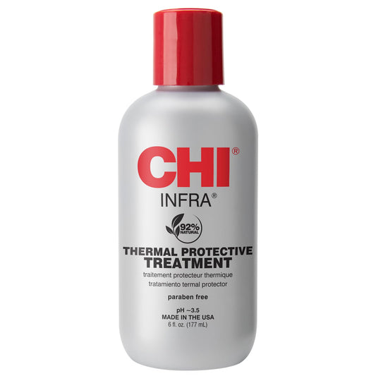 CHI Infra Thermal Protective Treatment, Hair Serum For Protecting Color & Adding Superior Shine & Softness, Hydrating Formula, Sulfate-free, 6 Oz