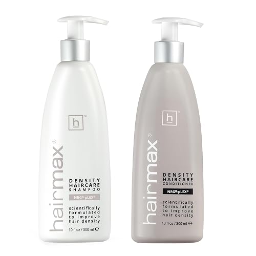 Hairmax Shampoo & Conditioner | Anti Thinning formula | Advanced Hair & Scalp Therapy for Thinning Hair | Cleanses, Hydrates & Strengthens | Sulfate
