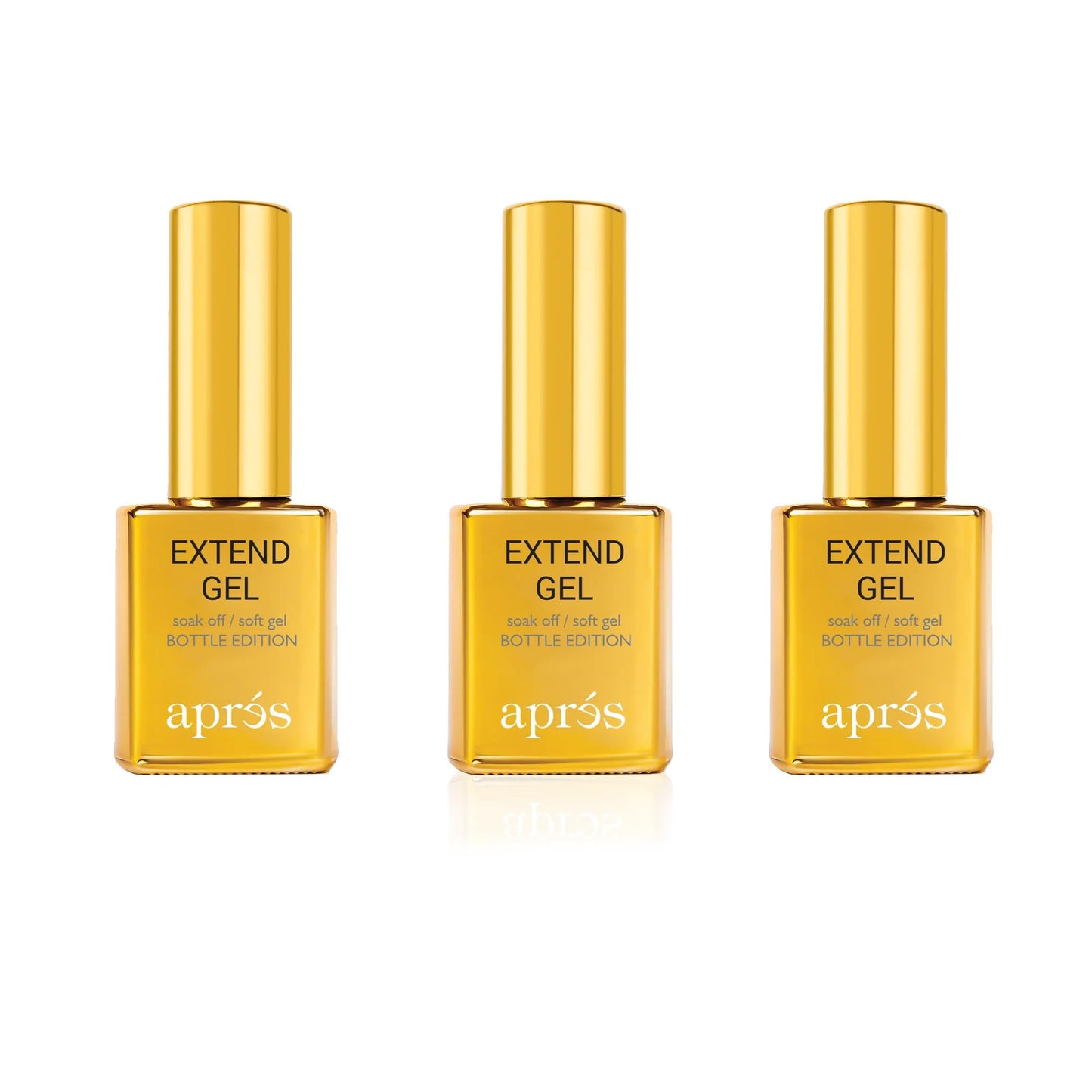 Apres Nail Extend Gel Gold Bottle | 15mL | Premium Quality | Soft Gel, Gel-X Tips Adhesive, Easy Application, Easy Removal, Soak Off, Applicator Beauty & Personal Care APRÉS
