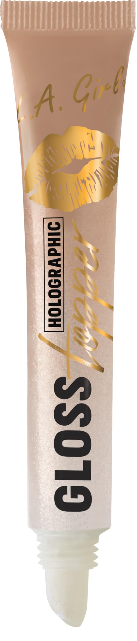 L.A. Girl Gloss Topper, Spark of Romance (Holographic Rose Gold) GLG579