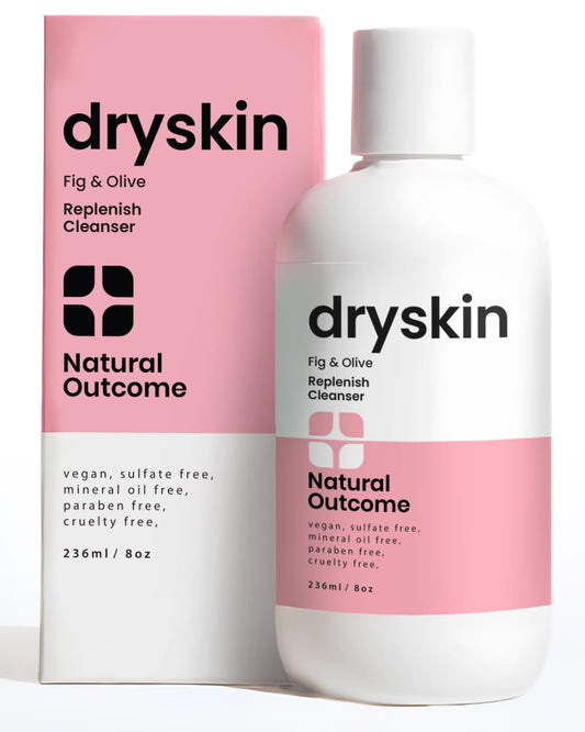 natural outcome Face Wash for Dry Skin Types | Gentle Facial Cleanser Restores Skins Moisture| Hydrating Face Wash with Fig and Olive | for Dry