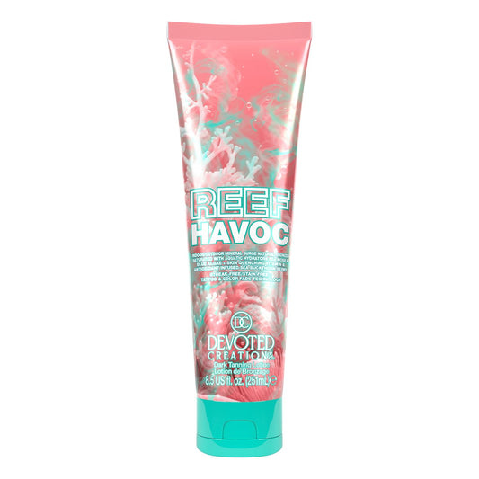 Devoted Creations Reef Havoc | Indoor/Outdoor Mineral Surge Natural Bronzer Dark Tanning Lotion Beauty & Personal Care Devoted Creations