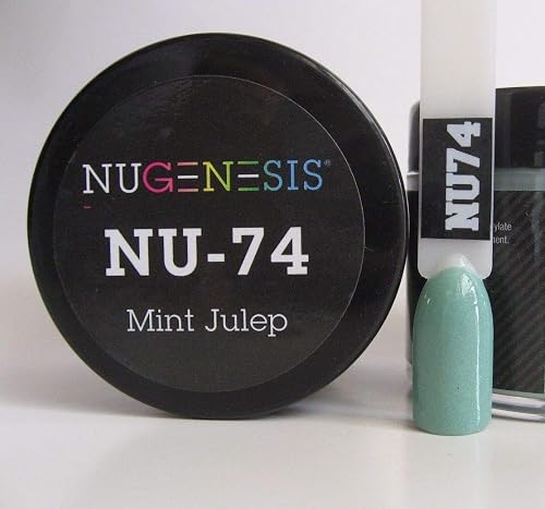 NuGenesis Nail Dipping Powder Color 1.5oz/43g Jar - (NU74 MINT JULEP) Beauty & Personal Care Nugenesis