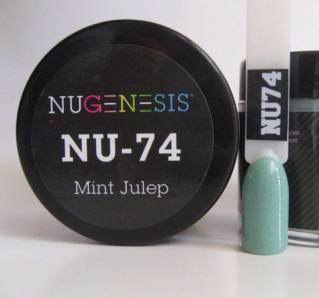 NuGenesis Nail Dipping Powder Color 1.5oz/43g Jar - (NU74 MINT JULEP) Beauty & Personal Care Nugenesis
