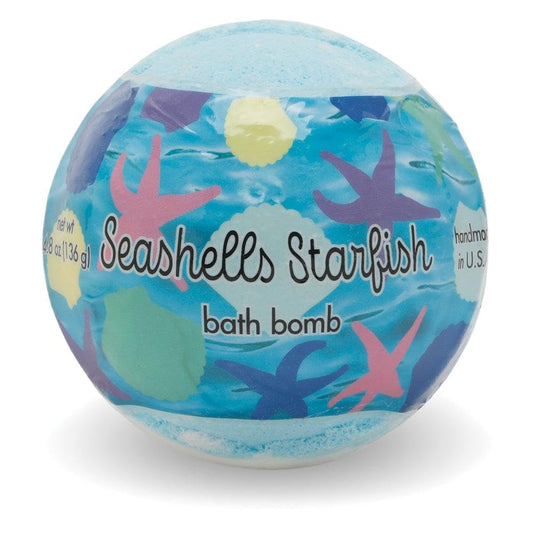 Bath Bomb - SEASHELLS & STARFISH