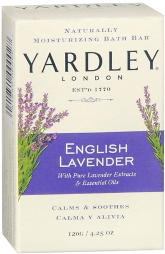 Yardley English Lav Soap Size 4.25z Yardley English Lavender Soap 4.25oz Beauty & Personal Care Yardley