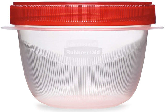 Rubbermaid TakeAlongs Twist & Seal, Twist Top Food Storage Containers, 2 Cup, 3 Pack