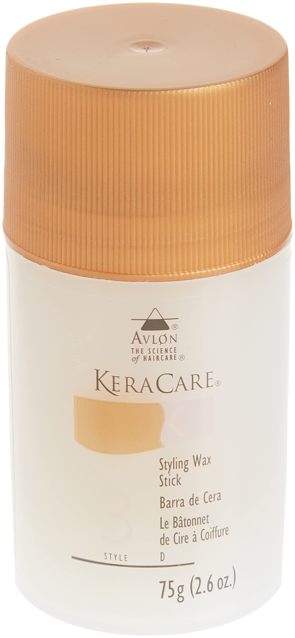 Avlon KeraCare Hair Wax Stick - 2.6 oz - For Slick Back Buns and Slick Back Ponytails - Flyaway Hair-Tamer - Frizz Control - with Castor Seed Oil Beauty and Personal Care KeraCare