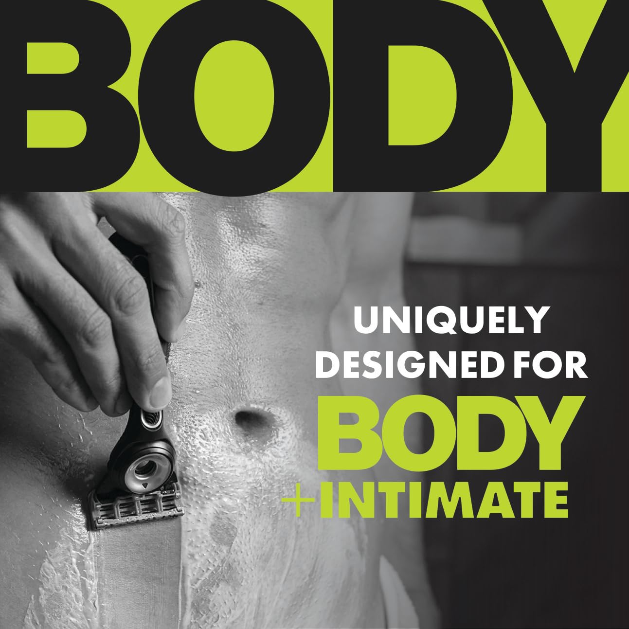 Gillette Labs Body + Intimate Razor For Men, Handle + 2 Blade Refills Beauty and Personal Care Gillette