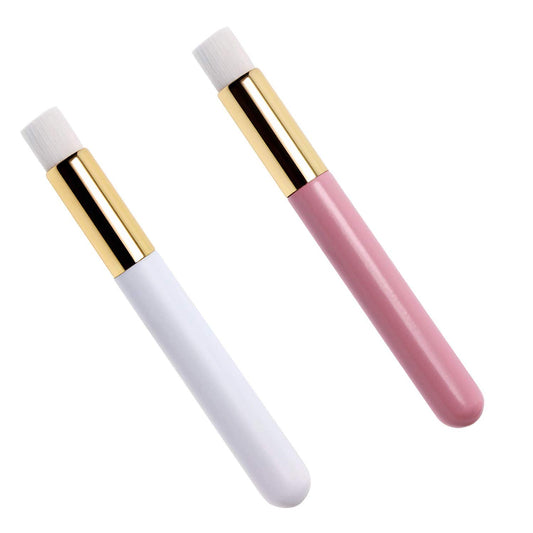 Ruwado 2 Pcs Eyelash Cleaning Brushes Extension Makeup Deep Cleaning Cosmetic Peel Off Blackhead Removal Tool for Nose Eyelash Extensions Lash Shampoo