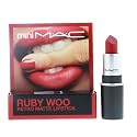 MAC M·A·Cximal Silky Matte Lipstick Mini, Ruby Woo, 0.06 Ounces, Red