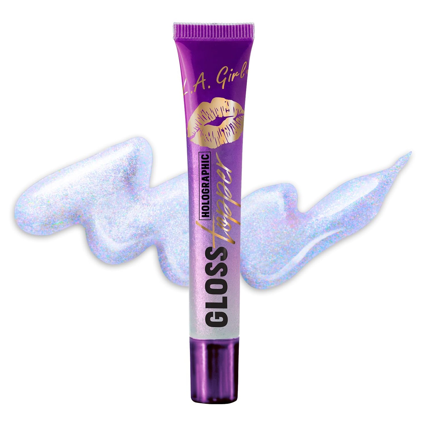 L.A. Girl Gloss Topper, Flashing Opal (Holographic Purple) GLG572