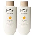 RAW SUGAR The Mighty Curl™ Shampoo and Conditioner Set, Rosemary + Cider Vinegar, 16 Fl Oz Each, 2 Count