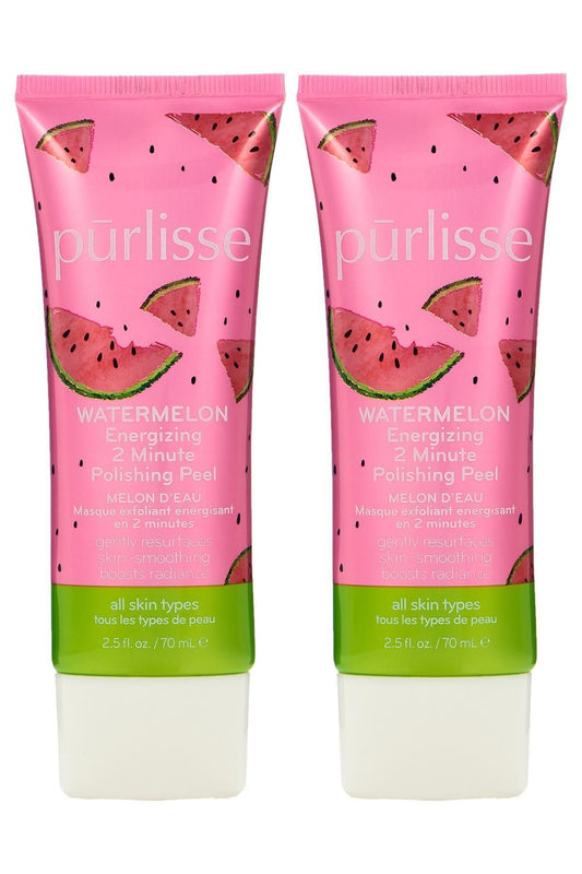 Purlisse Watermelon Energizing 2 Minute Polishing Peel, Cruelty-free, Paraben & Sulfate-free, Brightening & Smoothing, 2 Pack Beauty & Personal Care p?rlisse