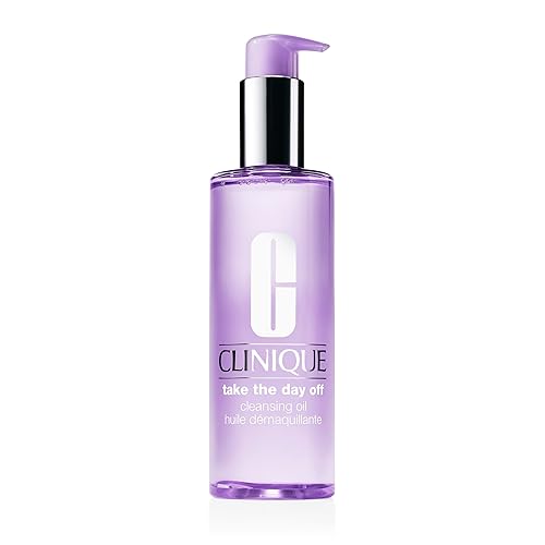 Clinique Take The Day Off Cleansing Oil Makeup Remover | Dissolves Makeup + Sunscreen | For All Skin Types, 6.7 Fl Oz