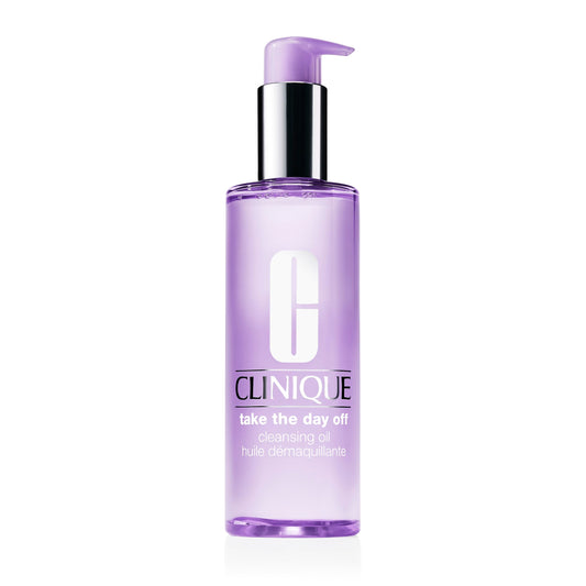 Clinique Take The Day Off Cleansing Oil Makeup Remover | Dissolves Makeup + Sunscreen | For All Skin Types, 6.7 Fl Oz