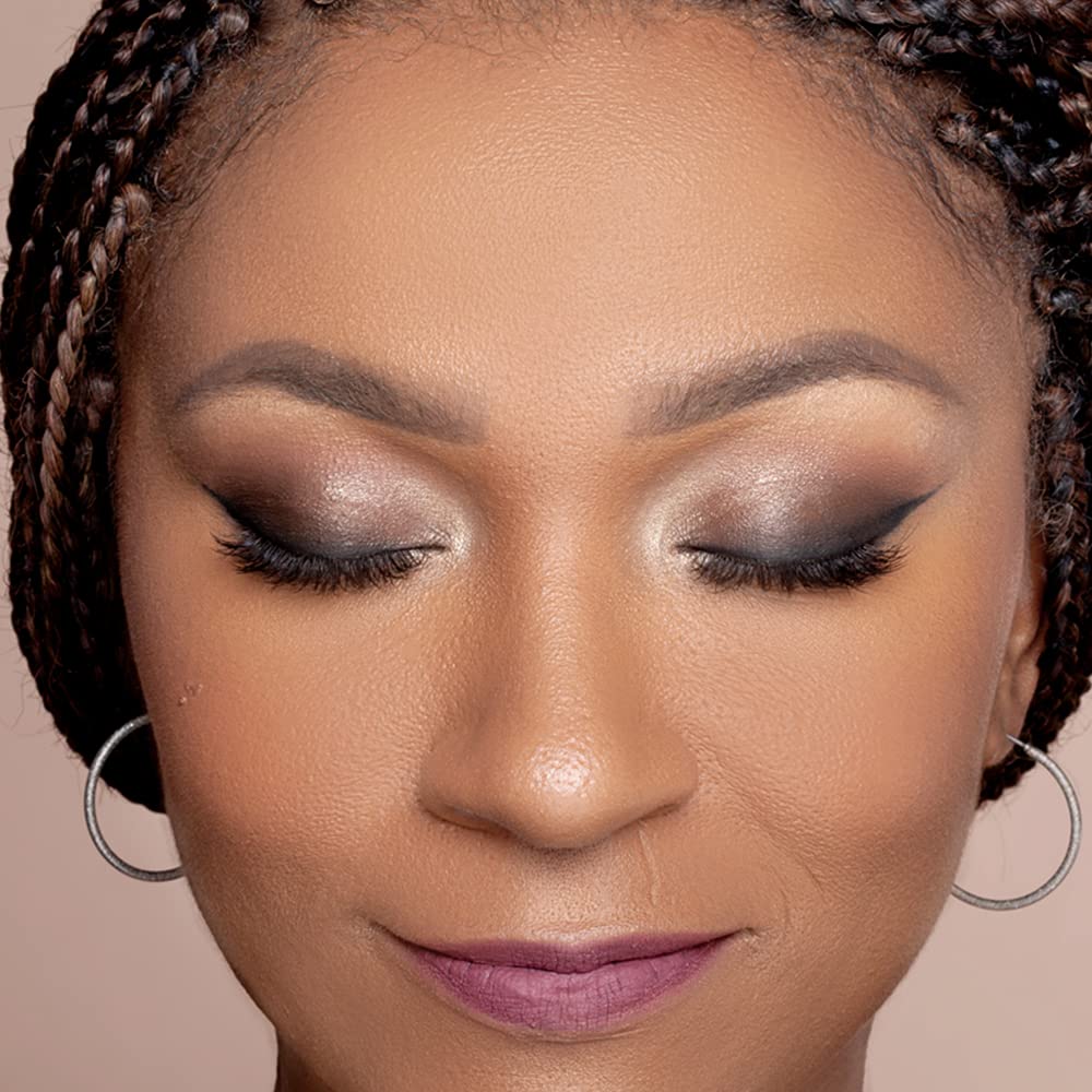 Xtreme Lashes Glideshadow Long Lasting Eyeshadow Stick, Onyx, Matte Finish, Lightweight Cream to Powder Makeup, No Fallout, Lash Extension Safe