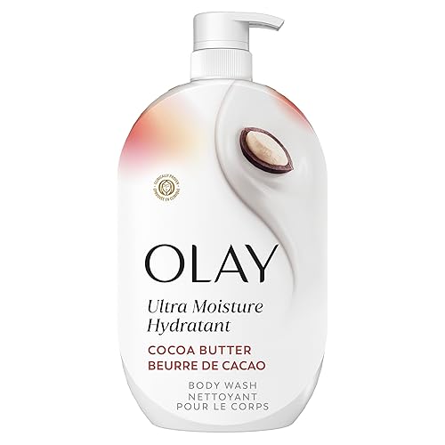 Olay Body Wash for Women, Ultra Moisture, 24/7 Moisture Barrier Repair, Hydrating Formula for Visibly Healthy Soft Skin, Vitamin B3 & Hyaluronic
