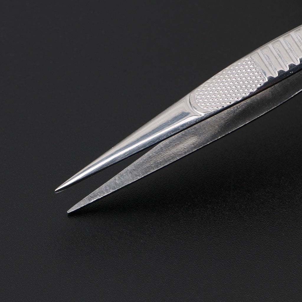 Professional Straight Fine Point Tweezers For Eyelash Extension Stainless Steel Beauty and Personal Care Vdaxvme
