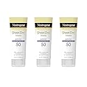 Neutrogena Mineral Sunscreen Sheer Zinc Oxide Dry-Touch Lotion, Broad Spectrum Sunblock SPF 50, Water Resistant Sunscreen For Sensitive Skin, 3 fl.