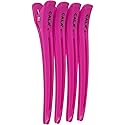 Cala Hot pink duck hair clips 4 count, 4 Count