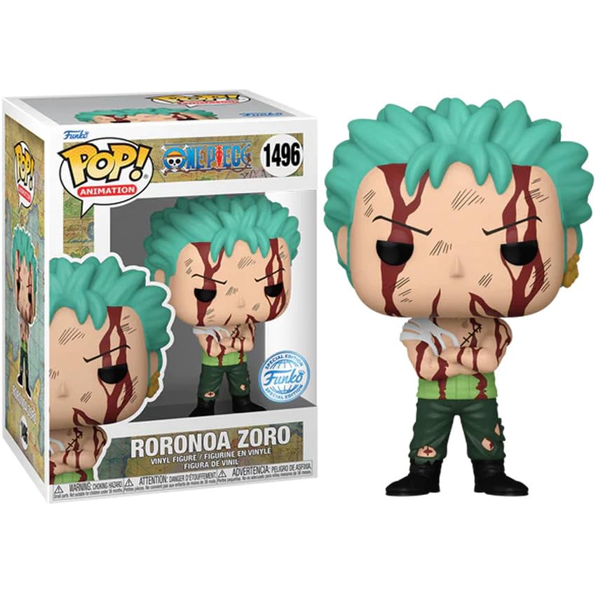 Funko One Piece Pop! Animation Roronoa Zoro Vinyl Figure Exclusive