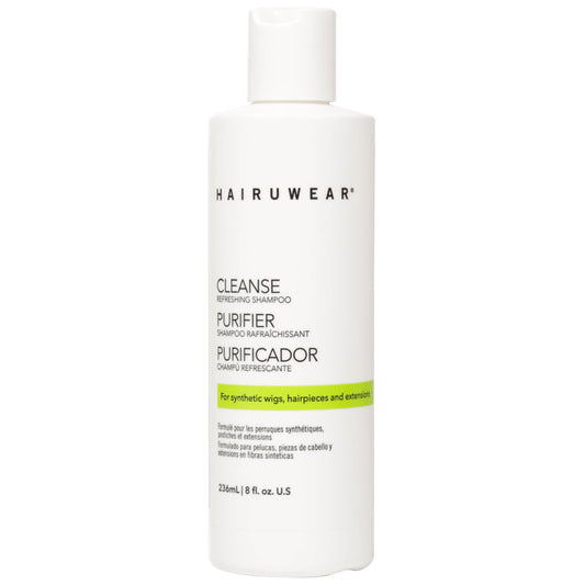 Hair U Wear Cleansing Shampoo - Wig Shampoo for Synthetic Wigs and Hair Extensions, 8 Ounces