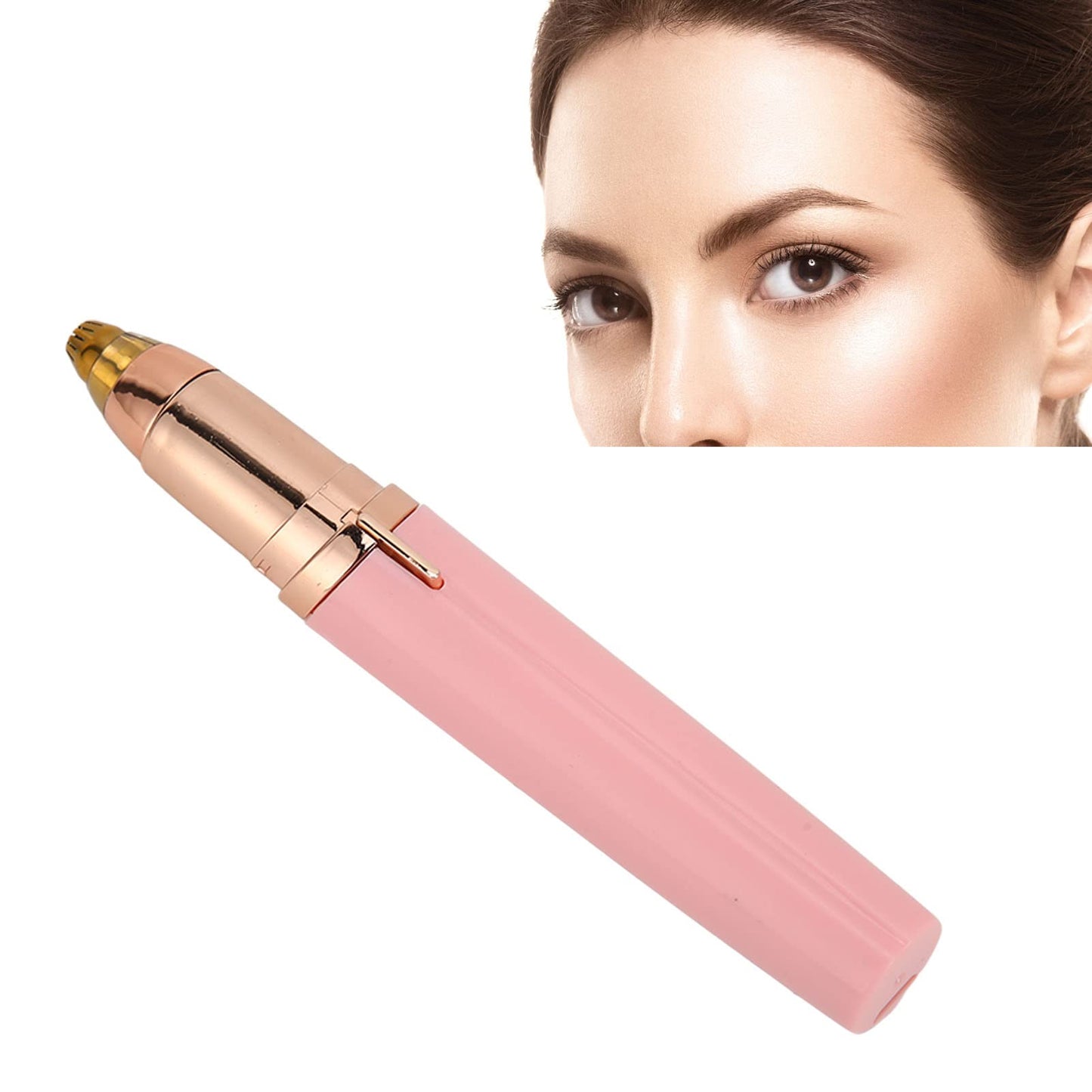 ZJchao Nose Hair Trimmer For Women, Waterproof Rechargeable with LED Light Facial Hair Removal Tools Eyebrow Trimmer For Women Facial Hair Remover Beauty and Personal Care ZJchao