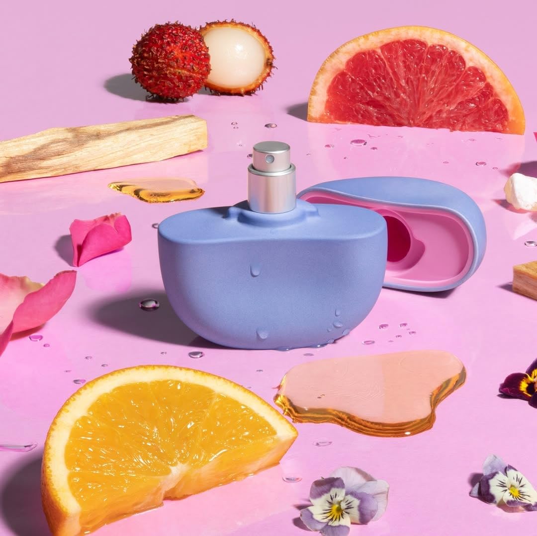 Addison Rae Fragrance Happy - Perfume for Women - Fruity Floral Scent - Pink Lychee and Red Grapefruit - Vegan, Cruelty Free - 3.4 oz