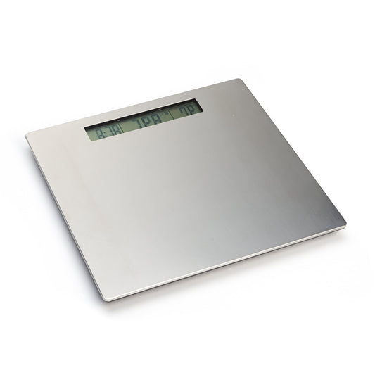 Black Mountain Products high accuracy stainless steel Lithium Electronic body Weight bathroom Scale with LED Display