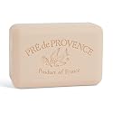 Pre de Provence Artisanal Soap Bar, Enriched with Organic Shea Butter, Natural French Skincare, Quad Milled for Rich Smooth Lather, 8.8 Ounce, Coconut