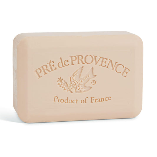 Pre de Provence Artisanal Soap Bar, Enriched with Organic Shea Butter, Natural French Skincare, Quad Milled for Rich Smooth Lather, 8.8 Ounce, Coconut