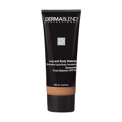 Dermablend Leg and Body Makeup Foundation with SPF 25, 45N Medium Bronze, 3.4 Fl. Oz.