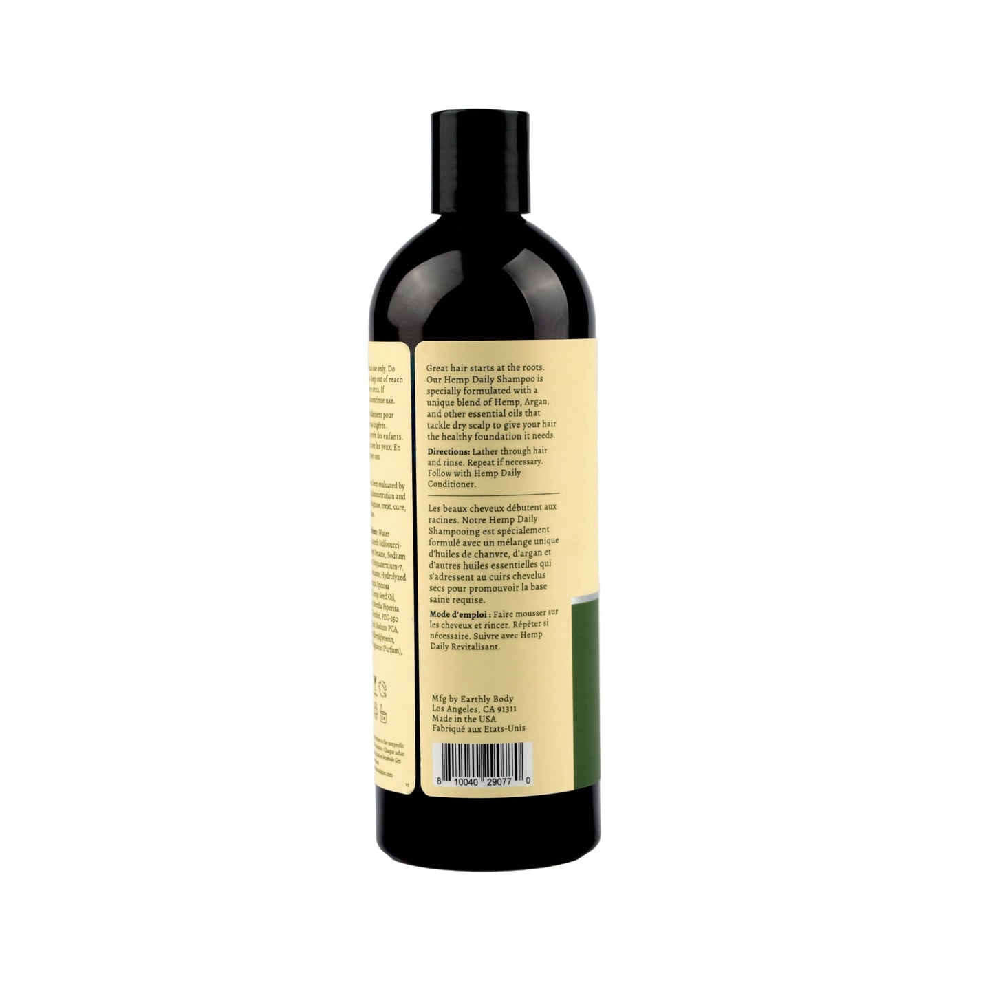 Hemp Daily Shampoo | Hemp, Argan, and Essential Oils | THC-free | 16 fl oz
