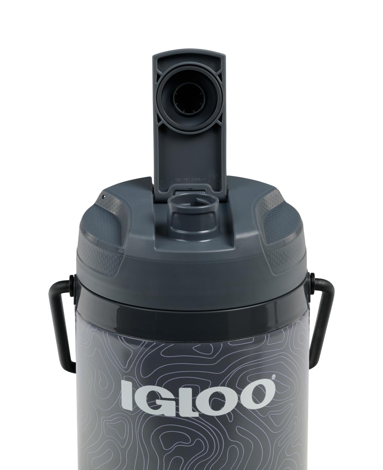 Igloo Trailmate Hybrid 54 oz Insulated Water Bottle, Large Sports Water Jug, Beverage Cooler, Carbonite