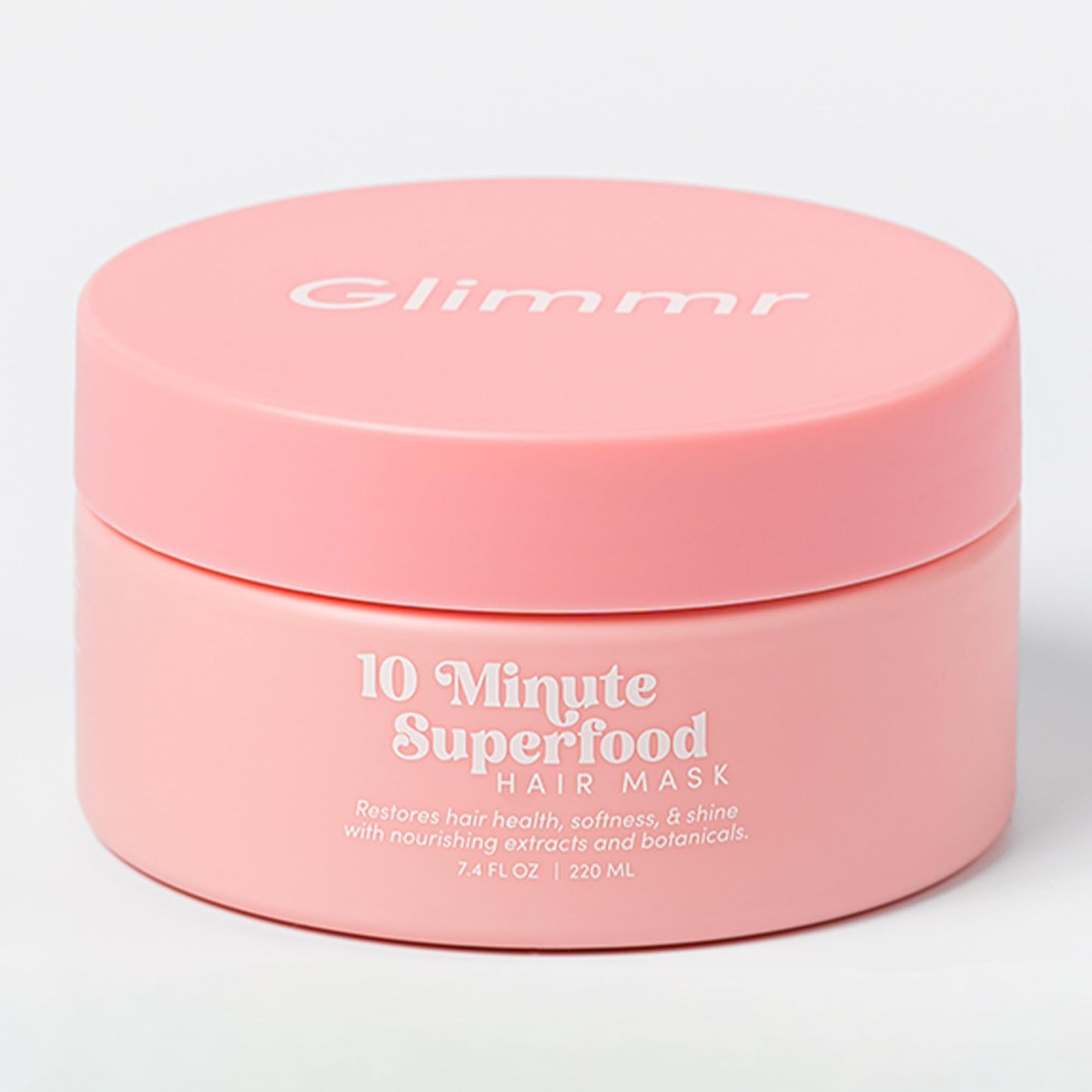Glimmr 10-Minute Hair Mask for Damaged Hair - Deep Conditioner with Bonding Protein, Castor Oil & Superfood Extracts - Restores Shine, Reduces