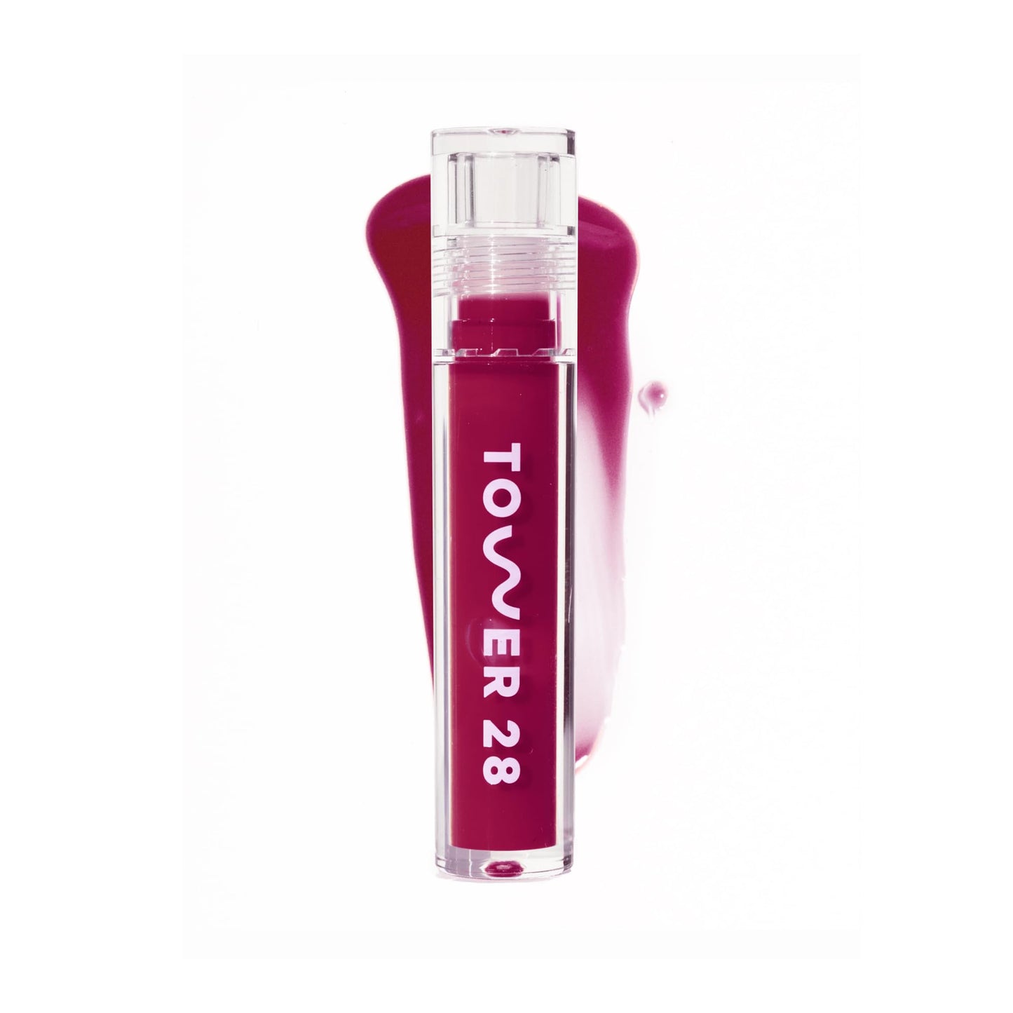 Tower 28 ShineOn Lip Gloss Jelly - Hydrating Tinted Lip Balm + Gloss for Sensitive Lips - Non-Sticky + High-Shine Jelly Formula with Nourishing Oil
