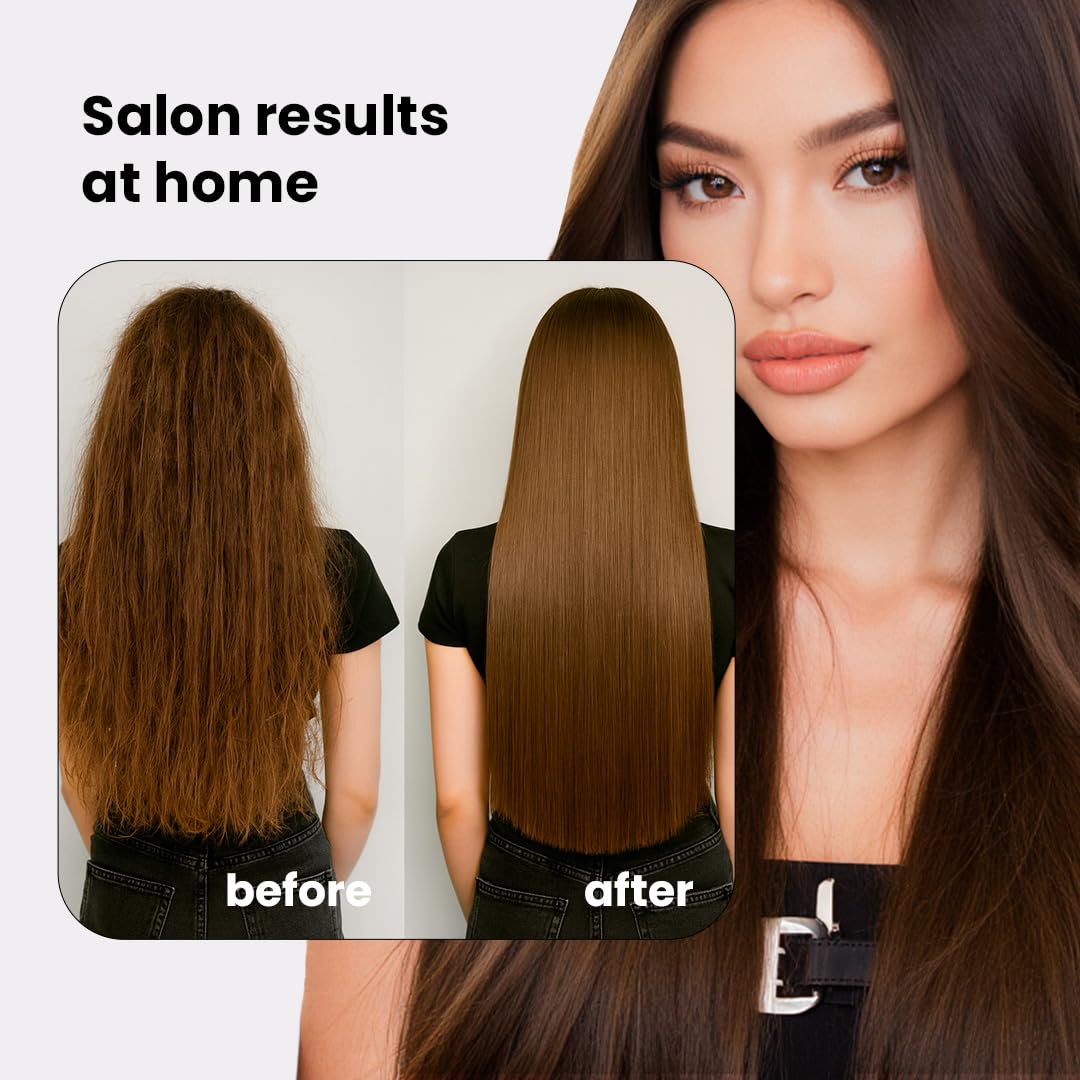 I Belli Capelli Torrano Keratin Hair Treatment Straightening in 1 Step, Formaldehyde Free-Nanoplastia Para Alisar Cabello 16.9Fl.oz (500ml) + Deep